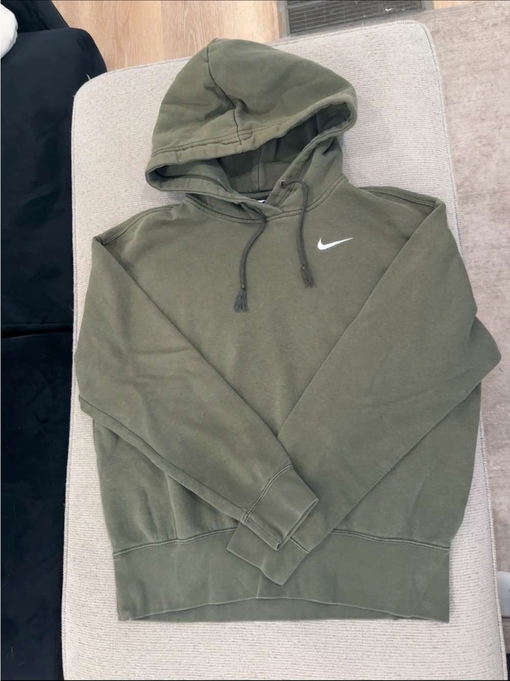 Nike Olive Green Swoosh Pullover Hoodie